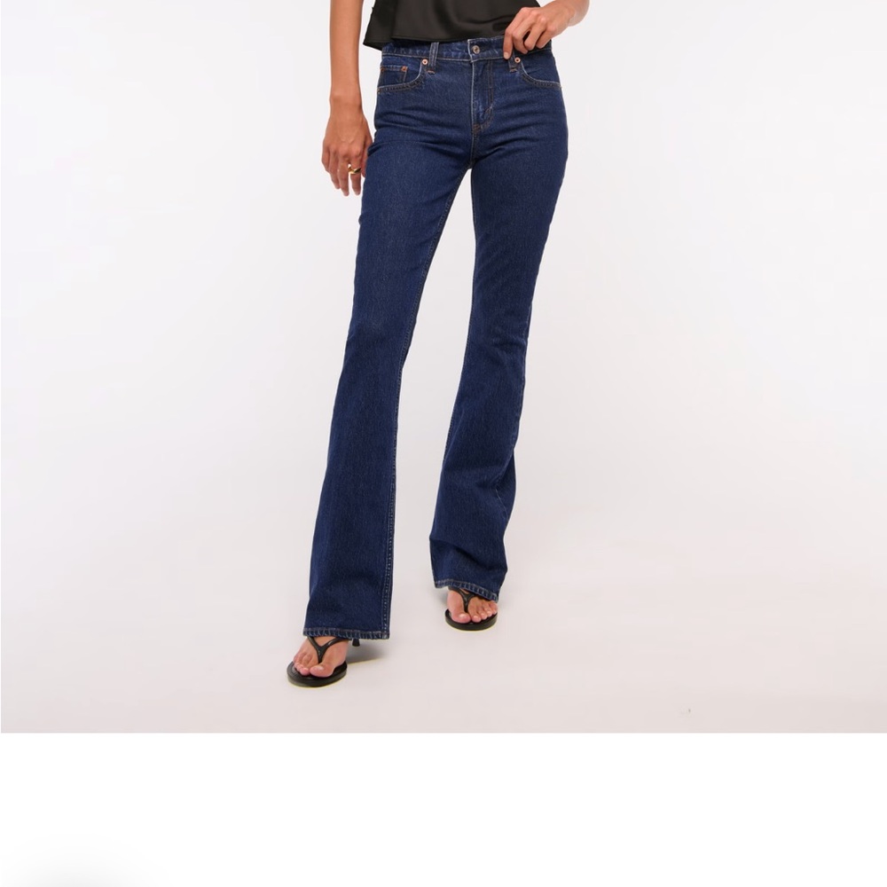 Abercrombie & Fitch Dark Blue Boot Cut Jeans